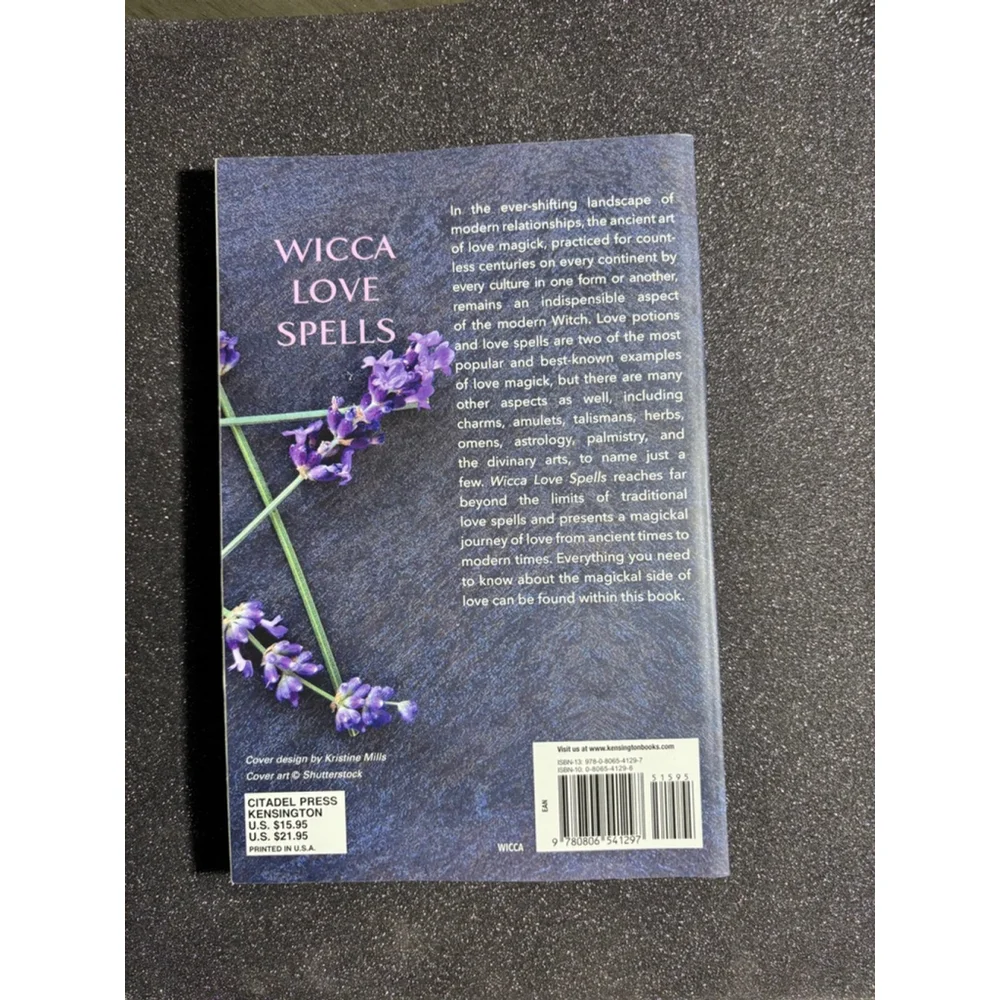 Unisex Citadel Press Wicca Love Spells Book